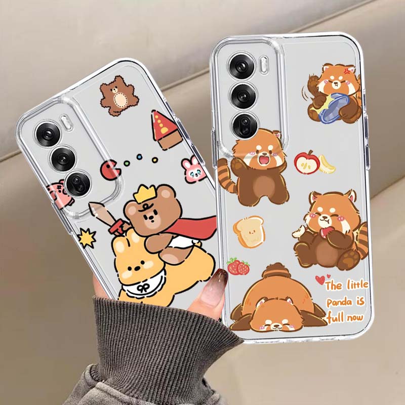 Oppo A78 - Kartun Anjing Kucing Lucu untuk OPPO